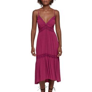 “Massima Grazia” (Made in Italy) Women V Neck Casual Sleeveless Summer Dress